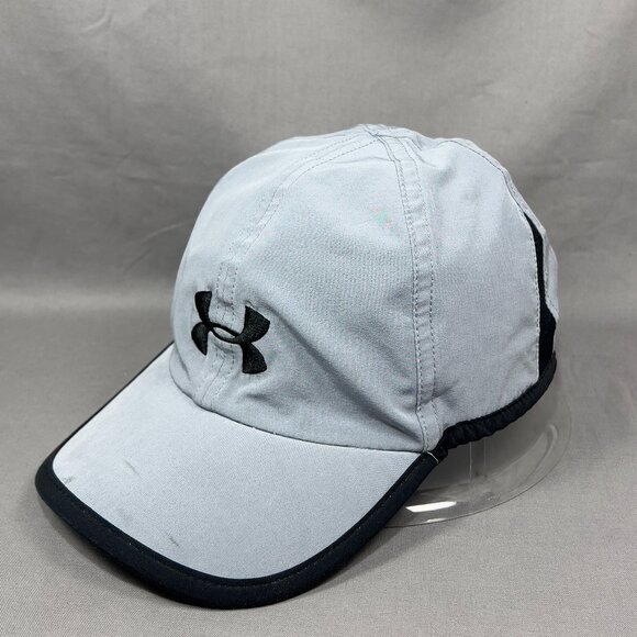 Under Armour Other - Under Armour Strapback Hat Cap Gray Lightweight Running Tennis Golf Dad Mens